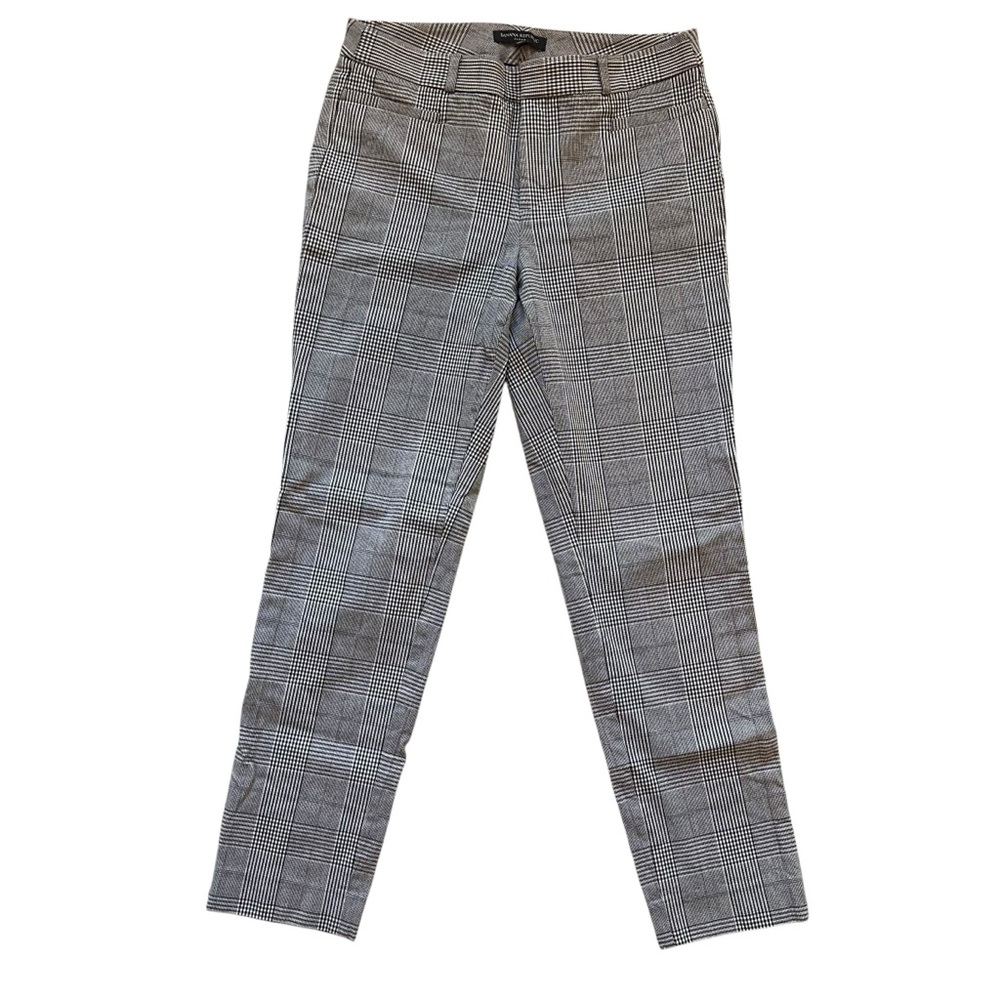 Banana Republic Sloan Skinny-Fit Ankle Plaid Dress Pants Size 6 Long